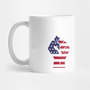 Drummer Drum Sticks American Flag Mug